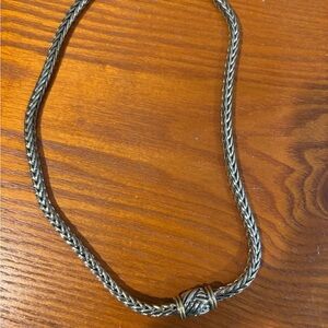 Braided Silver Necklace